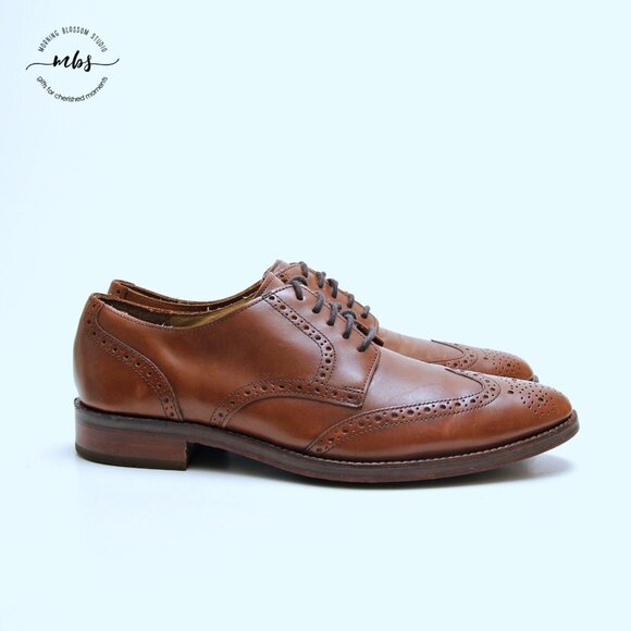 Cole Haan Modern Classics Wingtip Derby‎ Shoes Brown Men 10 main image 6